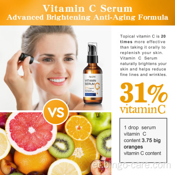 C-vitamiini seerum Skin Care niisutav valgendav seerum